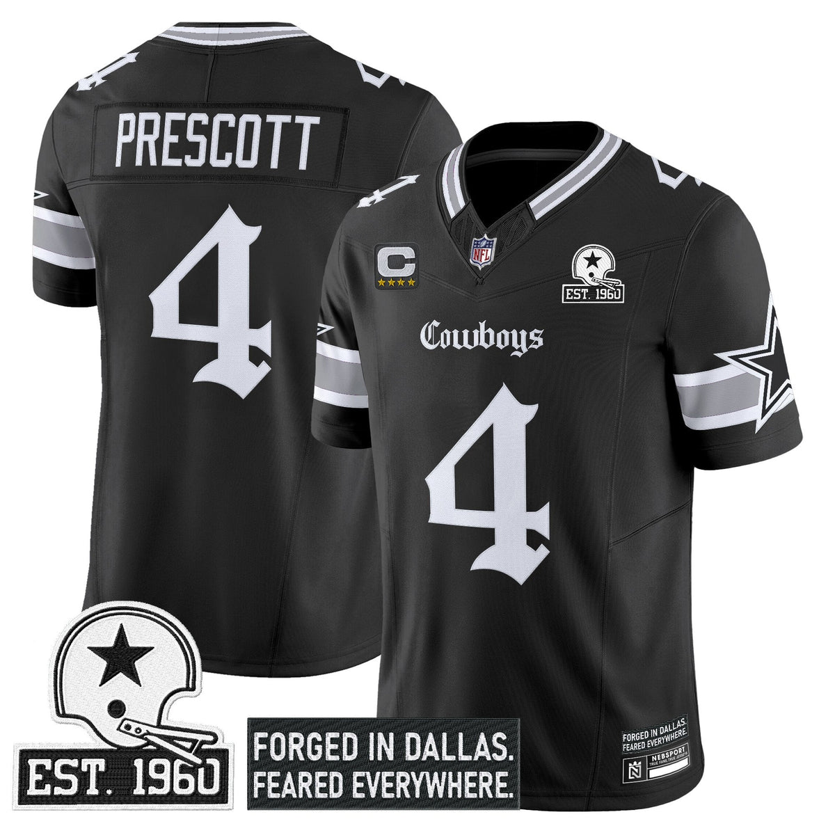 DAL 'Gothic Lone Star Edition' Vapor Limited Jersey