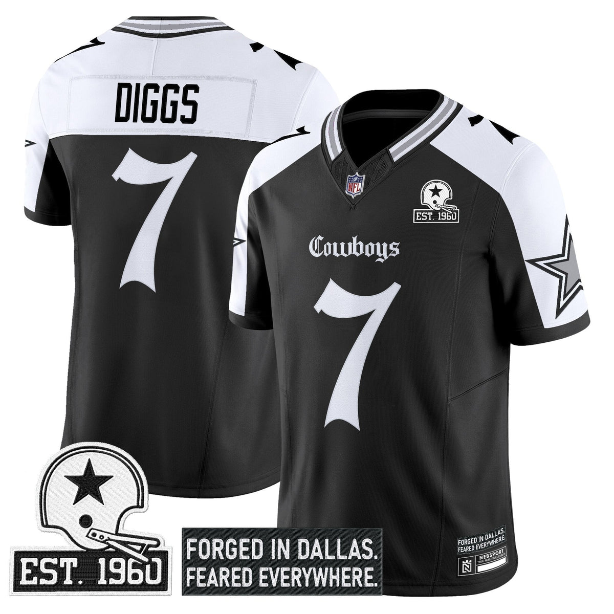 DAL 'Gothic Lone Star Edition' Vapor Limited Jersey