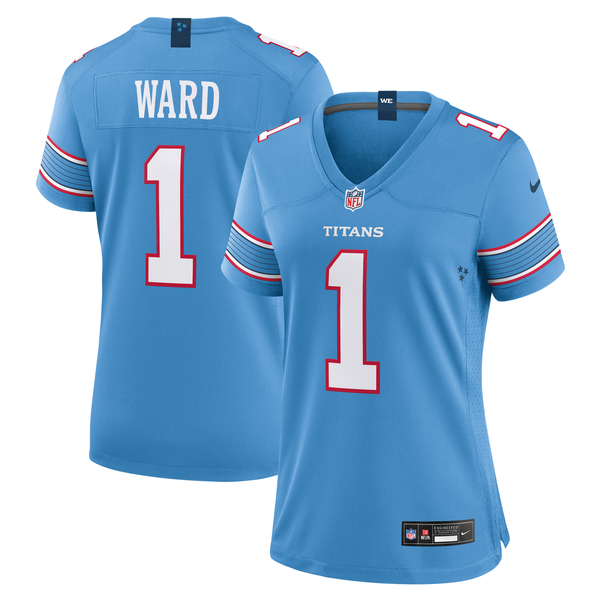 Women's Tennessee Titans Cameron Ward Nike Light Blue Game Jersey