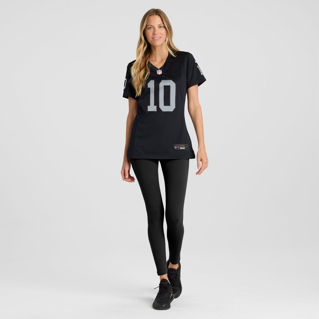 Women's Las Vegas Raiders Donte Thornton Jr Nike Black Team Game Jersey