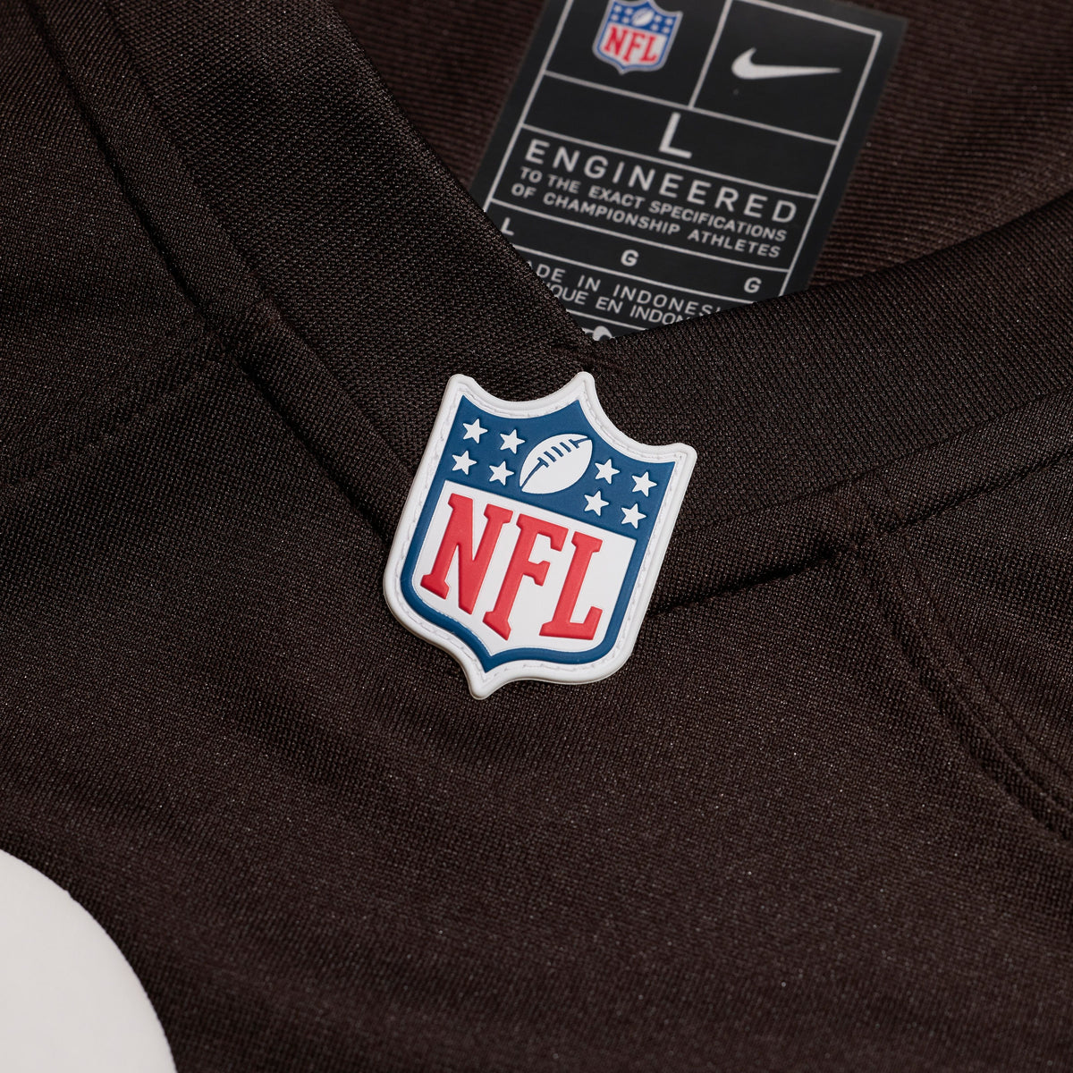 Men's Cleveland Browns Justin Jefferson Nike Brown Game Jersey