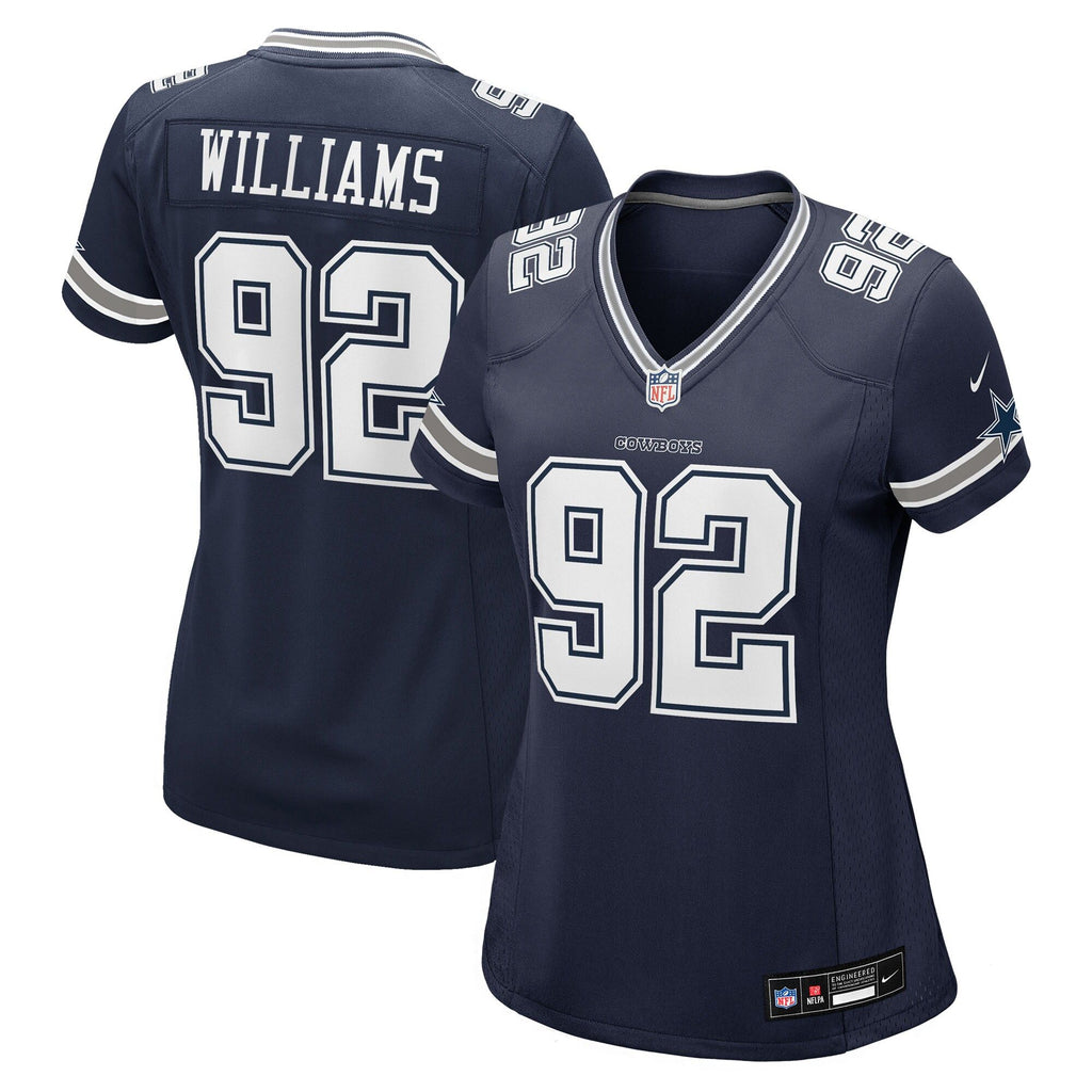 Women's Dallas Cowboys Quinnen Williams Nike Navy Team Game Jersey