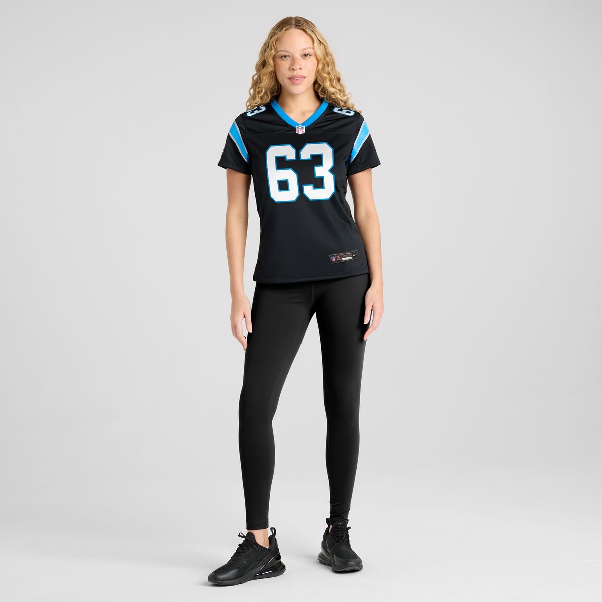 Women's Carolina Panthers Rasheed Walker Nike Black Team Game Jersey