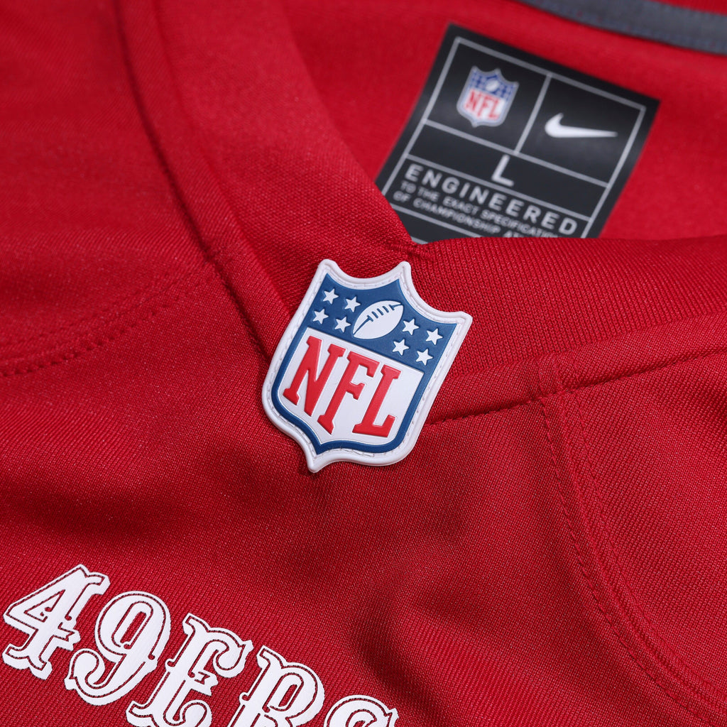 Men's San Francisco 49Ers Nick Bosa Nike Scarlet 80Th Anniversary Game Jersey