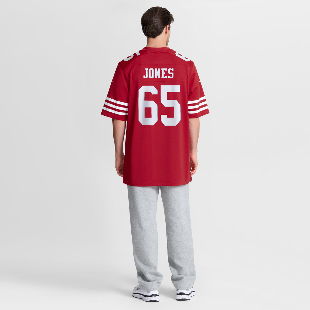 Men's San Francisco 49Ers Robert Jones Nike Scarlet Team Game Jersey