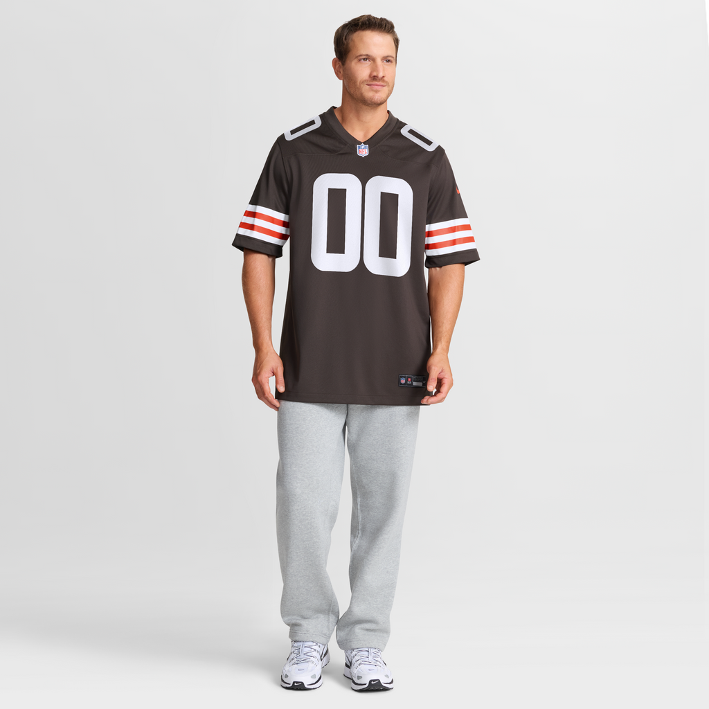 Men's Cleveland Browns Carsen Ryan Nike Brown Game Jersey